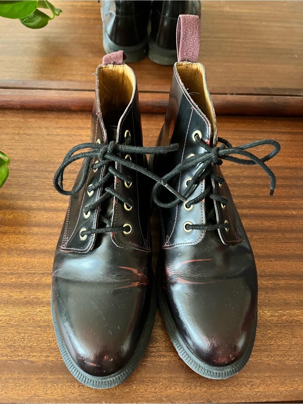Oxblood Dr. Martens Emmeline Boots